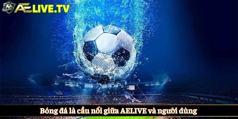 Bóng đá là cầu nối giữa AELIVE  và người dùng