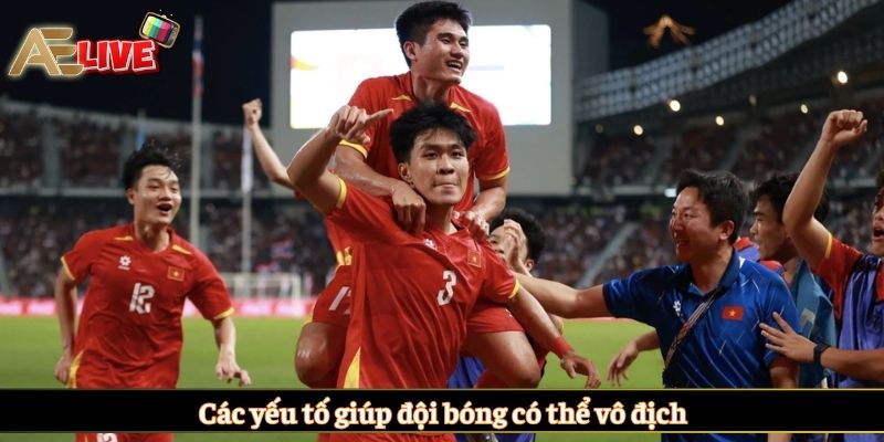 Các yếu tố giúp đội bóng có thể vô địch