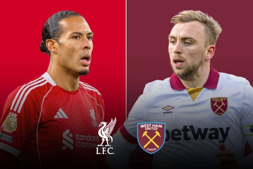 Premier League: Liverpool vs West Ham United