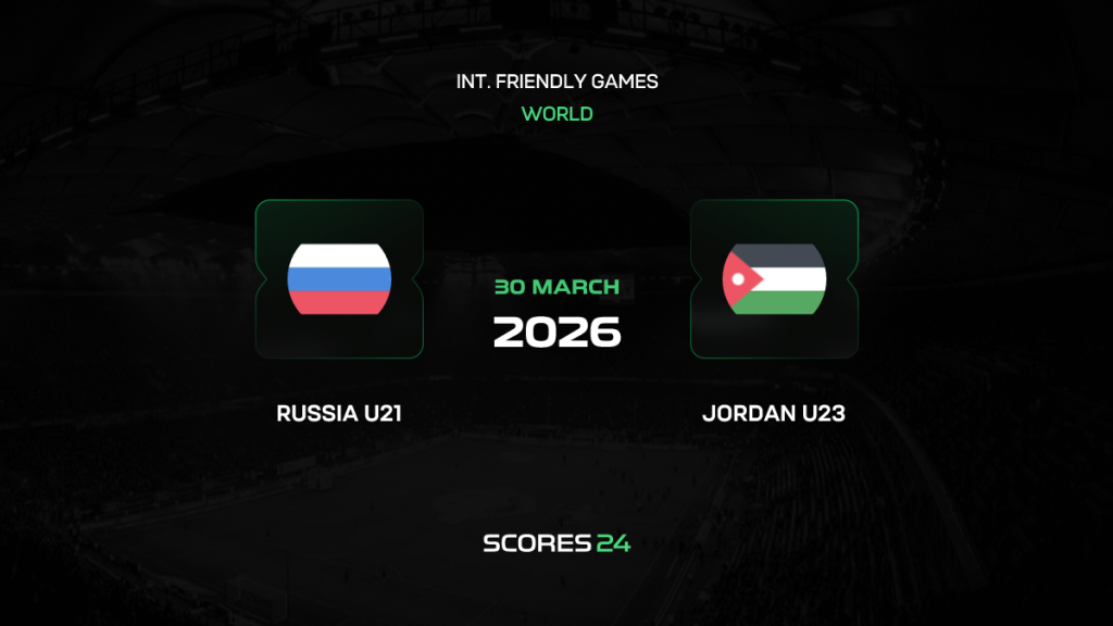 International Friendly: Russia U21 vs Jordan U23