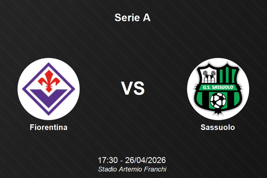 Seria A: Fiorentina vs Sassuolo