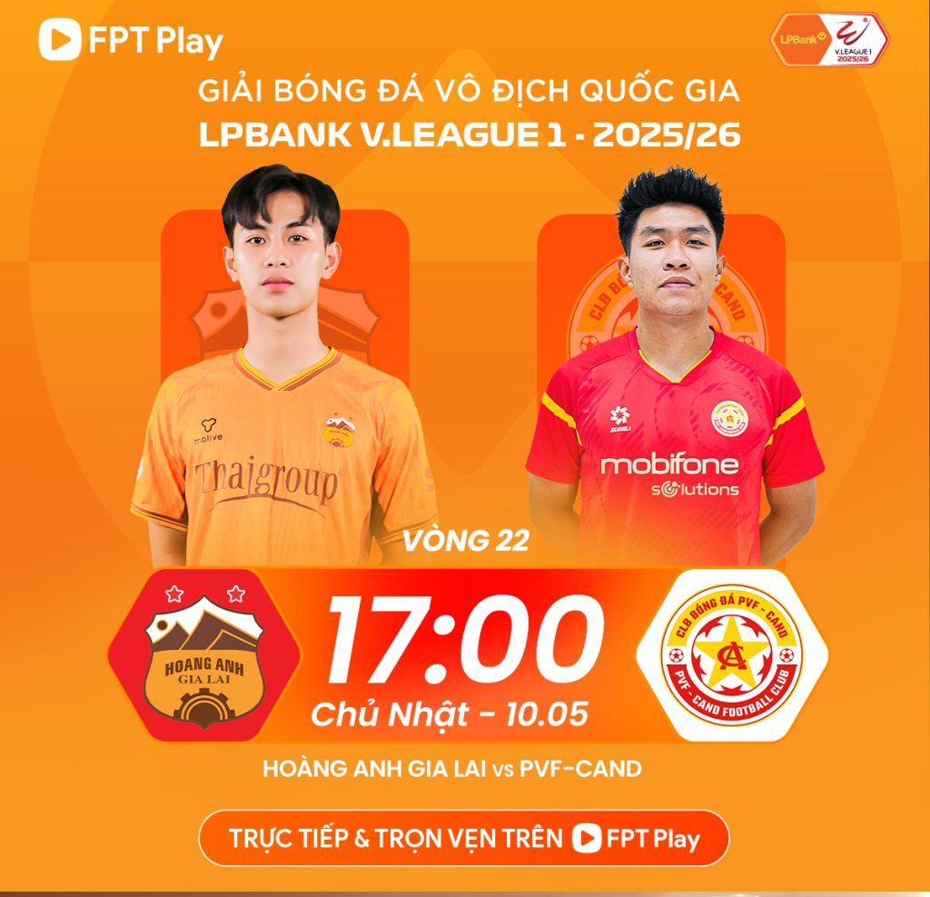 Vietnam National Champion League: Hoang Anh Gia Lai vs PVF CAND