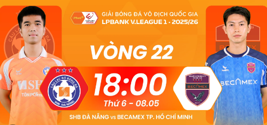 Vietnam National Champion League: SHB Da Nang vs Becamex Ho Chi Minh City