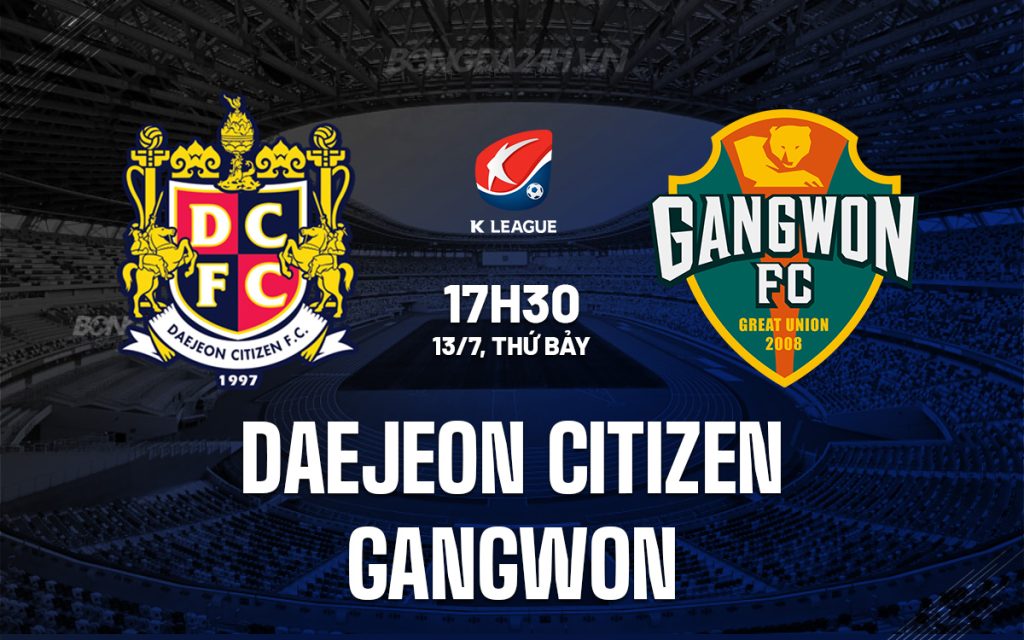 Korean K League 1: Gangwon Football Club vs Daejeon Citizen
