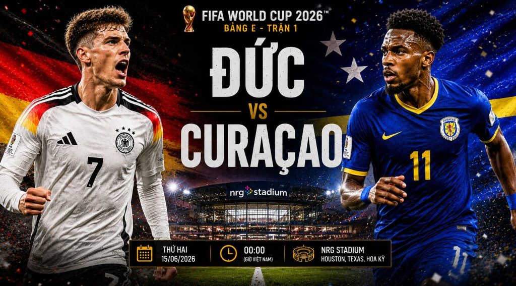 FIFA WC 2026: Đức vs Curacao