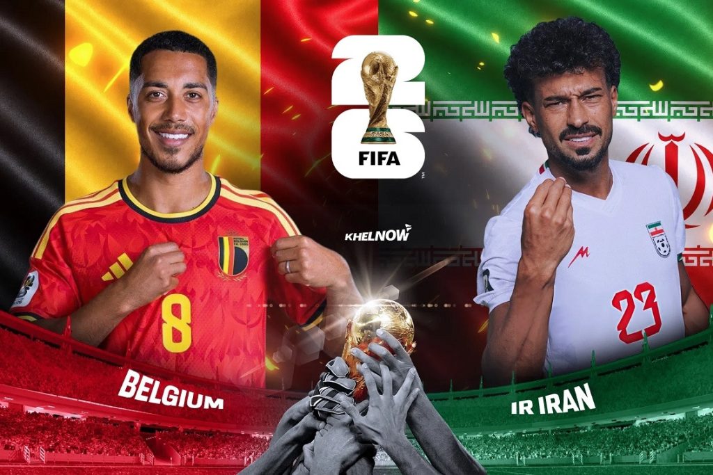 FIFA WC 2026: Belgium vs Iran