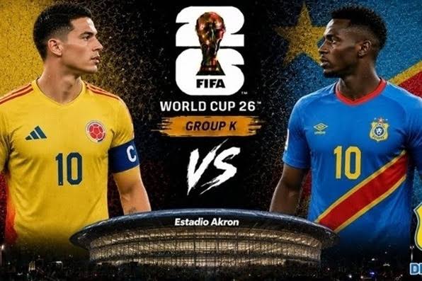FIFA WC 2026: Colombia vs Democratic Republic of the Congo