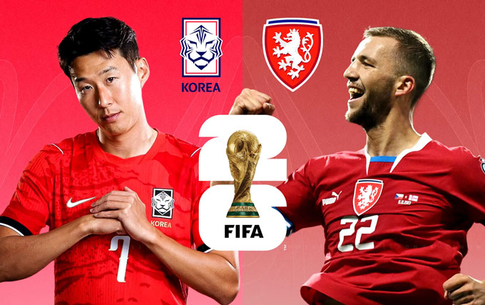 FIFA WC 2026: Hàn Quốc vs Cộng hòa Séc