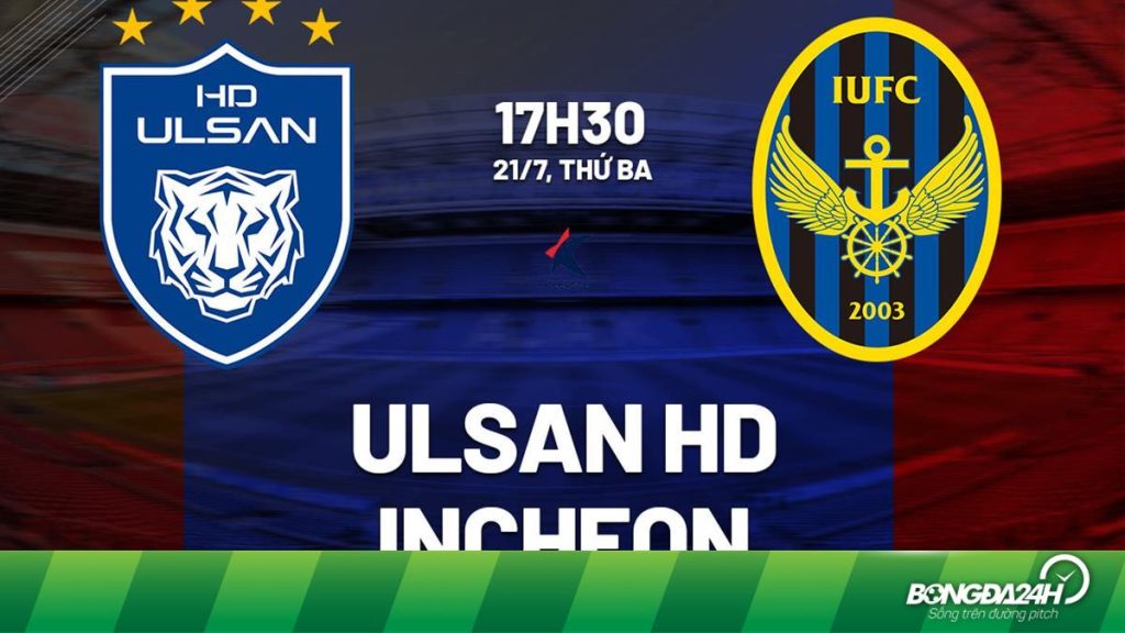 Korean K League 1: Ulsan HD FC vs Incheon United