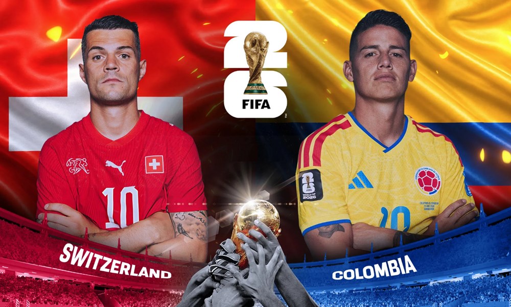 FIFA WC 2026: Switzerland vs Colombia