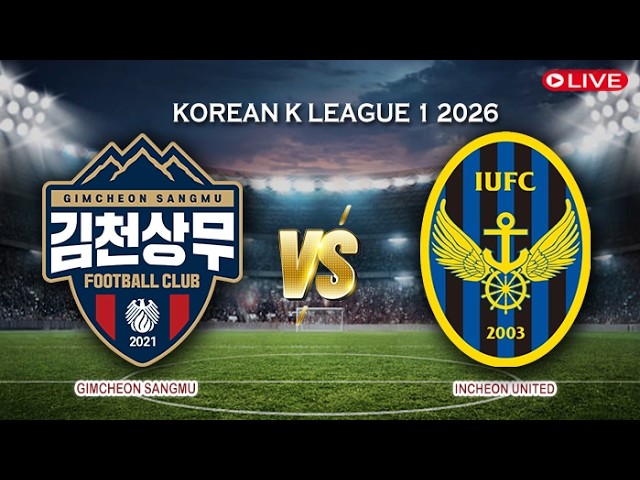 Korean K League 1: Incheon United vs Gimcheon Sangmu Football Club